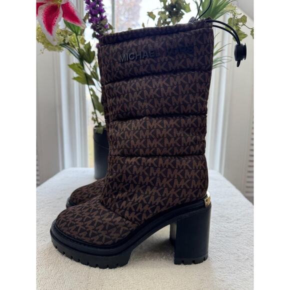 MICHAEL Michael Kors Holt Quilted Mid-Calf Boots 5.5 (bota600 - Picture 9 of 9
